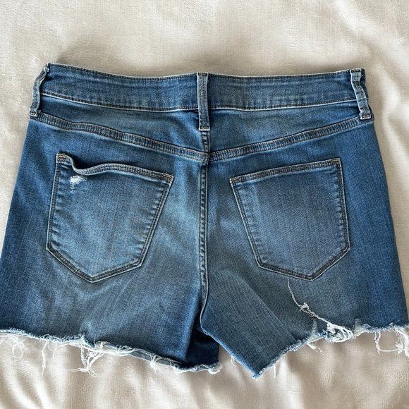 Jean Shorts - Universal Thread High Rise Midi - Picture 2 of 4